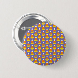 Candy Corn Pattern Button