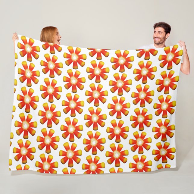 Candy Corn Pattern Fleecedecke (Beispiel)