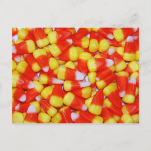 Candy Corn Postcard Postkarte