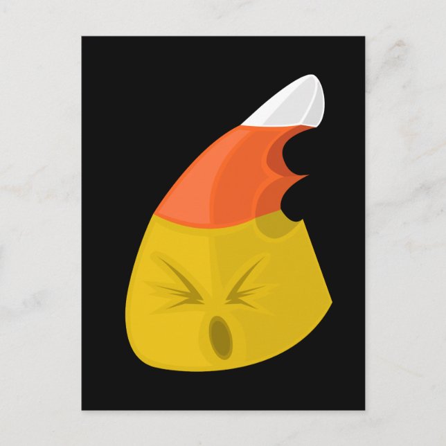 Candy Corn Postkarte (Vorderseite)
