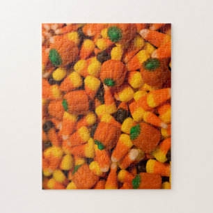 Candy Corn Puzzle. Kerze, Herbst, Kerzenschein