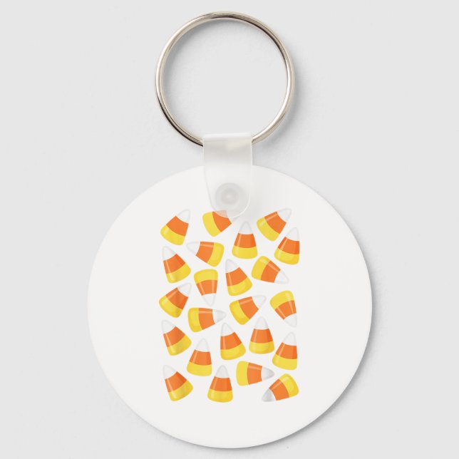Candy Corn Shirt Erwachsene Kinder Männer Candy Co Schlüsselanhänger (Vorderseite)