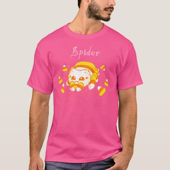 Candy Corn Spider T-Shirt (Vorderseite)