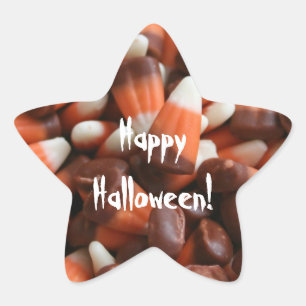 Candy Corn Star Aufkleber
