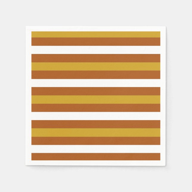 Candy Corn Stripes Serviette (Vorderseite)
