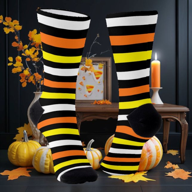 Candy Corn Stripes Socken (Von Creator hochgeladen)