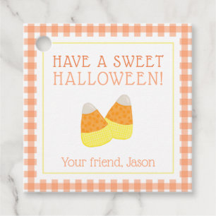 Candy Corn Sweet Halloween Trick oder Treat Kids Geschenkanhänger