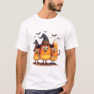 Candy Corn Trio � Lustige Halloween-Figuren T-Shirt