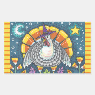 CANDY CORN TÜRKEI, ERNTEDANK STICKERS SHEED