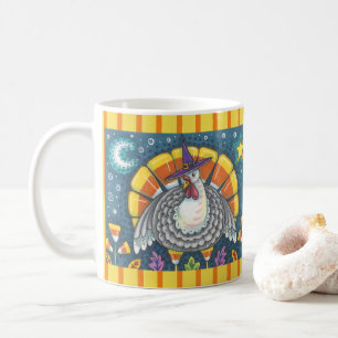 CANDY CORN TURKEY, MERCI BIRD CLASSIC MUG