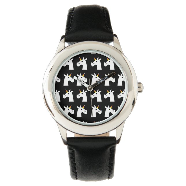 Candy Corn Unicorn Watch Armbanduhr (Vorderseite)
