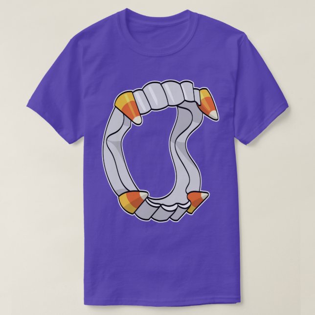 Candy Corn Vampire Fangs 2 T-Shirt (Design vorne)