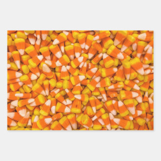 Candy Corn Wrapping Paper Geschenkpapier Set