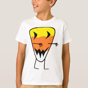Candy Corn Zombie T - Shirt Halloween Kids T-Shirt