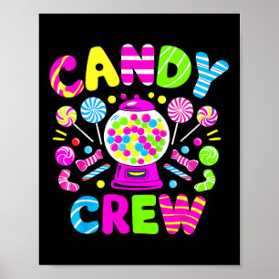 Candy Crew Kostüm Candy Land Kids Boy Girls Sweet Poster