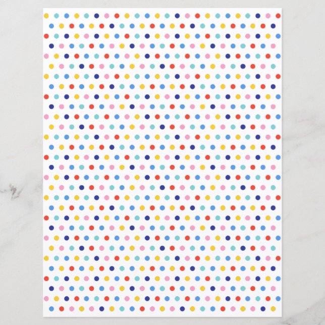 Candy Dot Delight Scrapbook Paper (Vorderseite)