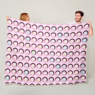 Candy Dots Party Pastel Fleecedecke
