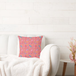Candy Dreams Coral Pink Wurfkissen Kissen