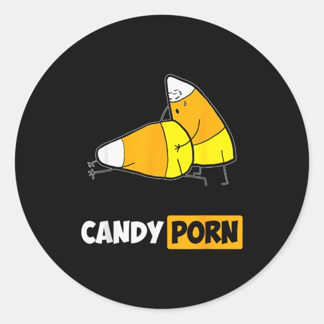 Candy Funny Halloween Men Gift  Runder Aufkleber (Vorderseite)