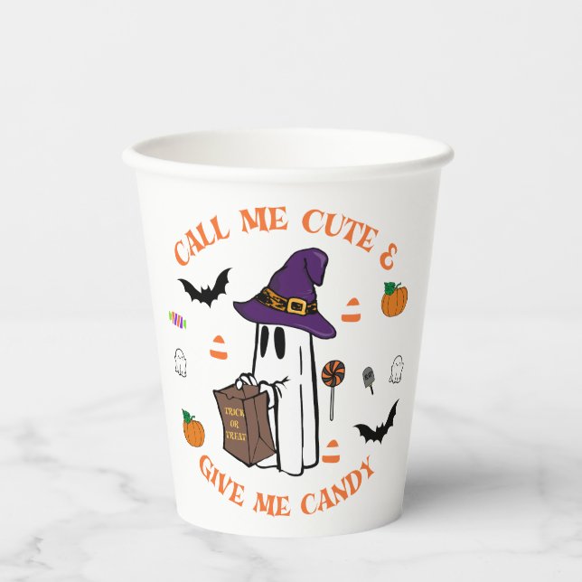 Candy Ghost Halloween Cup Pappbecher (Vorderseite)