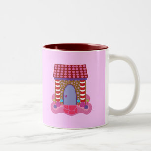 Candy Gingerbread House Zweifarbige Tasse