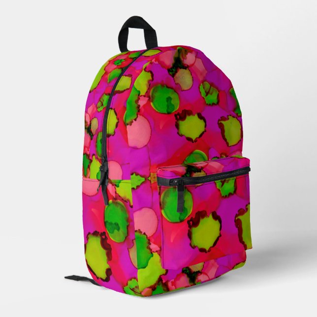 Candy Girl Bedruckter Rucksack (Rückseitige Ecke links)