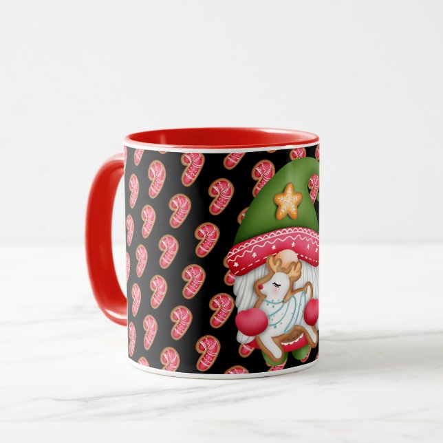 Candy Gnome - Farbe anpassen Tasse (Vorderseite Links)