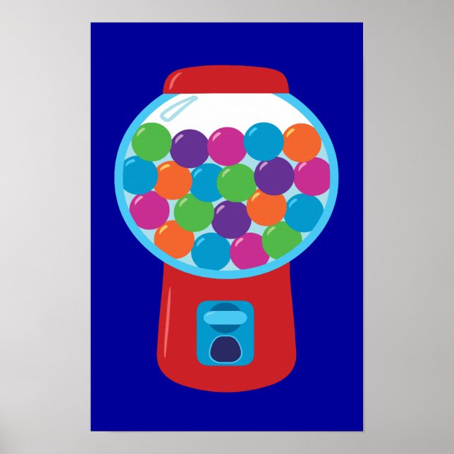 Candy Gumball Machine Poster (Vorne)
