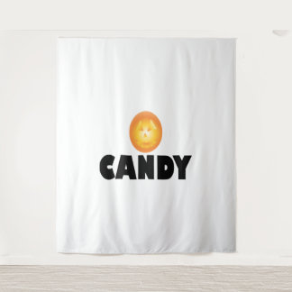 Candy Halloween Wandteppich