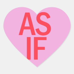 Candy Heart - AS IF Herz-Aufkleber