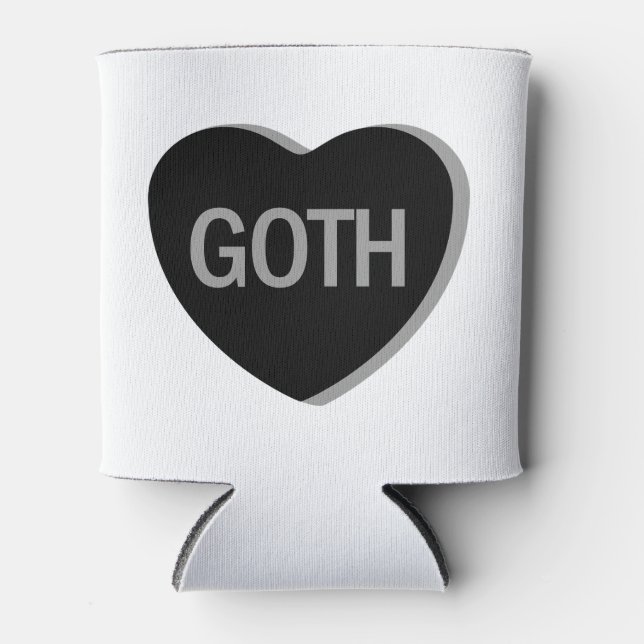Candy Heart - Goth Dosenkühler (Vorderseite)