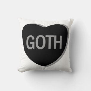 Candy Heart - Goth Kissen