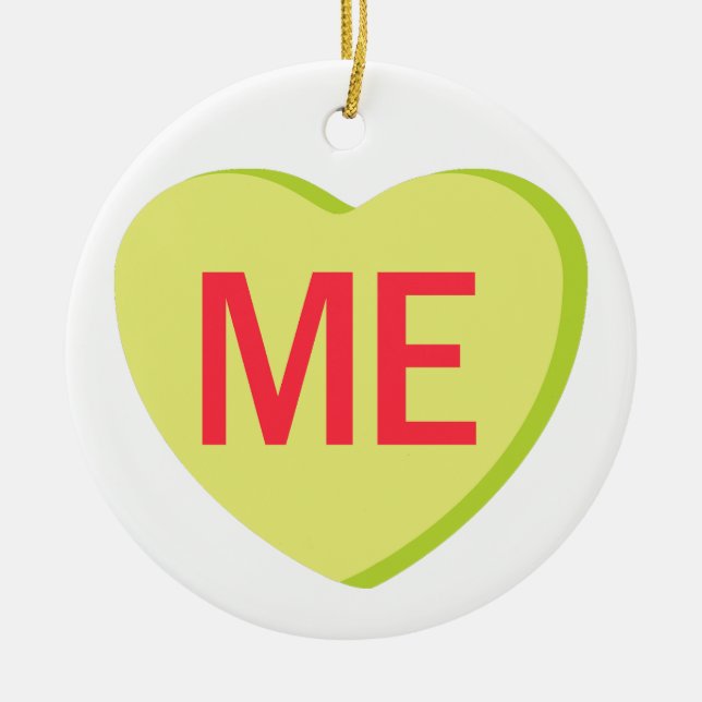 Candy Heart - ICH Keramik Ornament (Vorne)