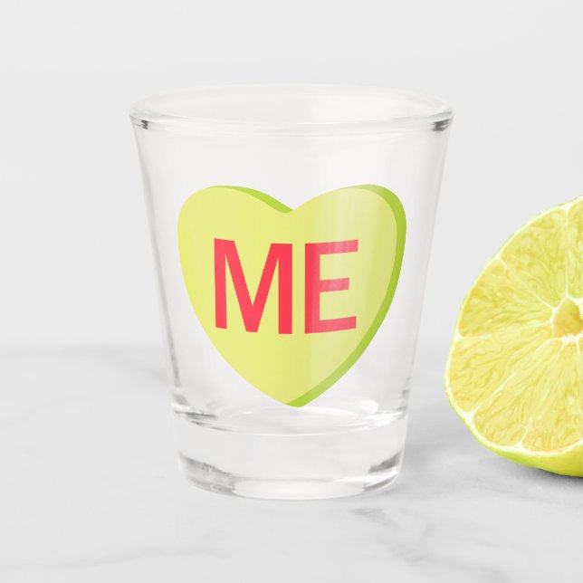 Candy Heart - ICH Schnapsglas (Vorderseite)