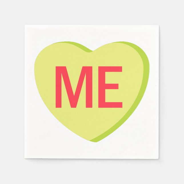 Candy Heart - ICH Serviette (Vorderseite)