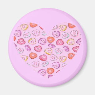 Candy Heart Magnet