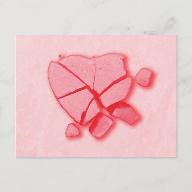 Candy Heart Postkarte (Vorderseite)