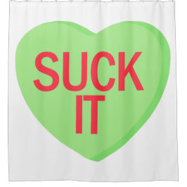 Candy Heart - SIND ZUM KOTZEN IT Duschvorhang