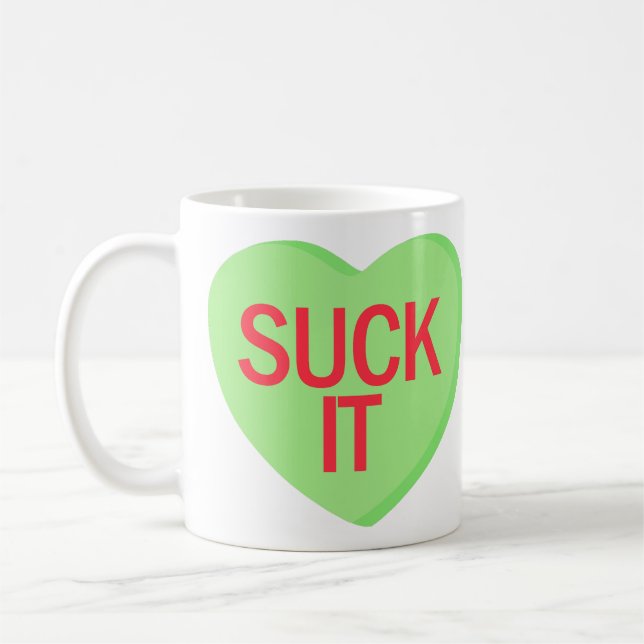 Candy Heart - SIND ZUM KOTZEN IT Kaffeetasse (Links)