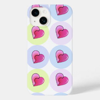 Candy Hearts Case-Mate iPhone 14 Hülle
