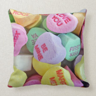 Candy Hearts Coussin