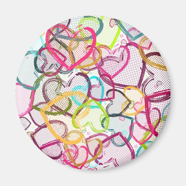 Candy Hearts Magnet (Vorne)