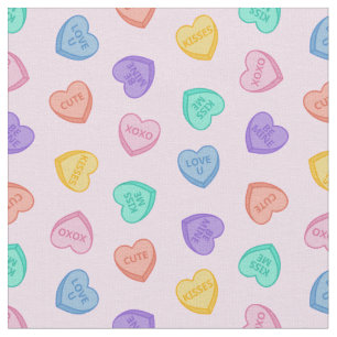 Candy Hearts Stoff