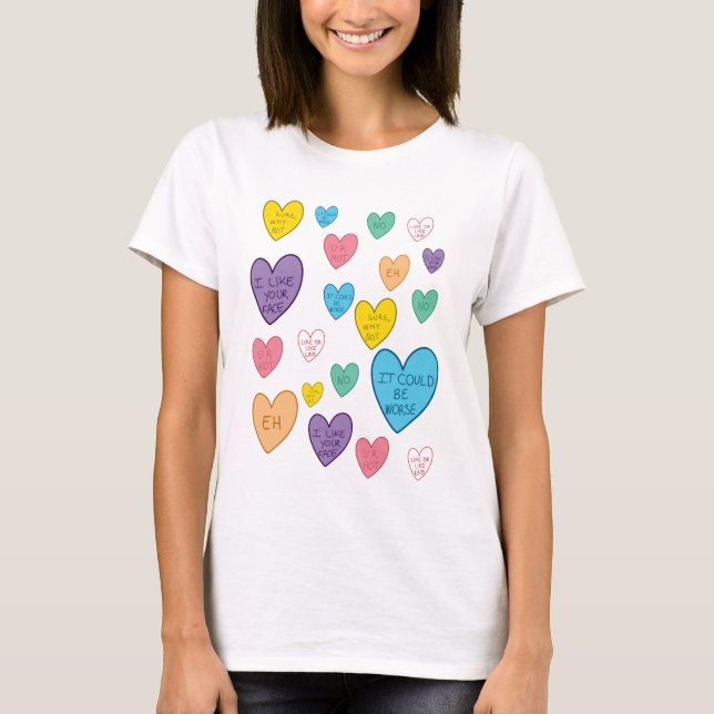 Candy Hearts T-Shirt (Vorderseite)