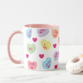 Candy Hearts Tasse