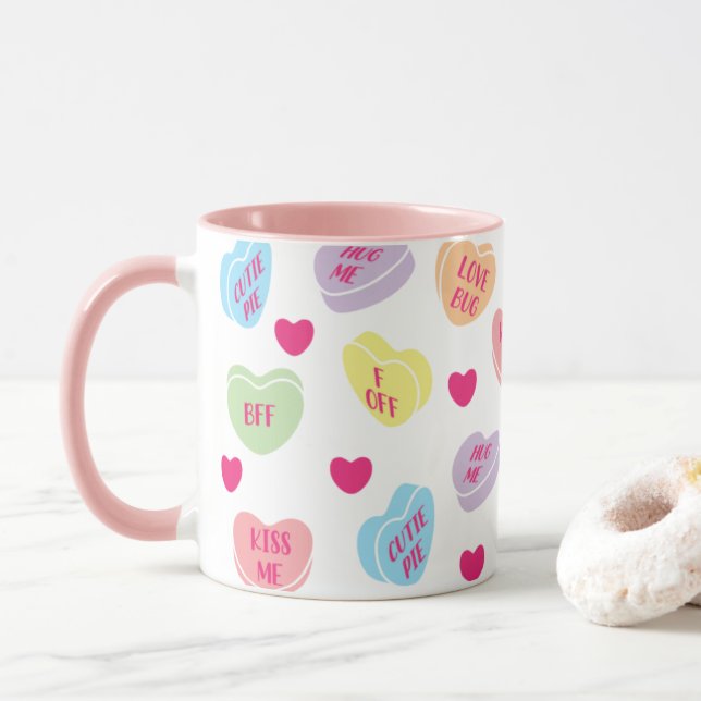 Candy Hearts Tasse (Mit Donut)