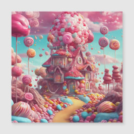 Candy House Magneteinladung