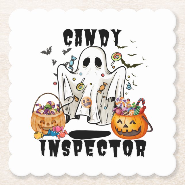 Candy Inspector Untersetzer (Vorderseite)