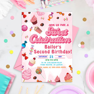 Candy Invitation Anniversaire La Seconde Partie