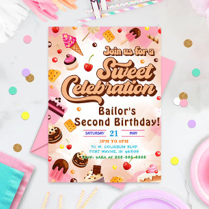 Candy Invitation Anniversaire La Seconde Partie